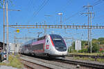 TGV Lyria 4730 durchfährt am 19.07.2022 den Bahnhof Pratteln.