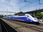 SNCF - TGV 4725 bei der durchfahrt im Bahnhof Sissach am 05.05.2014