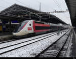 SNCF - TGV  4724 im Bahnhof Lausanne am 13.02.2021