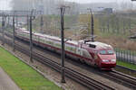 Thalys 4537 in Lage Zwaluve 2.12.2022