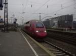Ein Thalys der gerade vom Betriebsbf.