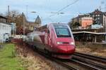 eurostar 4346 nach Paris in Wuppertal, Januar 2026.