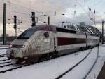 Der Thalys 4331 am 05.01.2009 bei der Einfahrt in Kln Hbf.