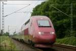 Thalys 9417 (Tfz4345) nach Kln Hbf als Umleiter an der ehem. Anrufschranke 6.6.2009