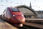 Thalys PBKA zur Weiterfahrt nach Paris in Kln Hbf am 27.09.09