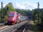 Der Thalys 4341 kam am 15.09.2010 durch Eilendorf richtung Aachen Hbf.