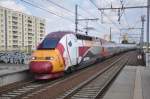 Thalys 4343 bei Durchfahrt in Antwerpen-Luchtbal am 11/08/2012