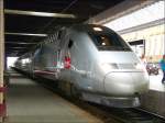 Auch die TGV Weltrekordeinheit 4402 war am 22.06.08 in den Bahnhof von Metz gekommen.