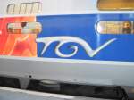 TGV-Triebwagen 4401 der SNCF fhrt als TGV 9575 von Paris Est - Strasburg - Karlsruhe Hbf - Stuttgart Hbf - Ulm Hbf - Augsburg Hbf nach Mnchen Hbf.