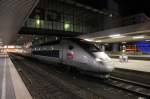 TGV 384 024 am 23.01.11 als TGV 9567 nach Paris in Mnchen Hbf