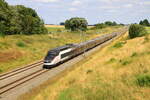 Belgiën  TGV 4518 von SNCF in Tubize  22/7/2024