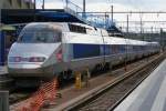 TGV Reseau wartet am 11.06.2009 in Luxemburg auf die Ausfahrerlaubnis.