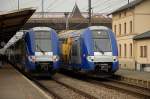 369 + 370 der SNCF sind in Bettemburg (L).