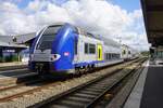 Z-24745 steht am 2 Juli 2026 in Douai. Heute sind beinahe ale Regionalz�ge in der Hand der Triebz�ge und ist die �ra der Lokgezogene TERs auch in Haute-de-FRance vorbei.