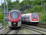 SNCF - Nachschuss des Triebwagen 94 87 003 1 515 beim verlassen des SBB Bhf.