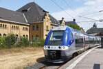 METZ (Département Moselle), 21.06.2023, 82783/82784 der TER Grand Est im Bahnhof Metz-Ville
