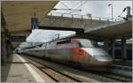 Ich hoffe, mit der Farbgebung diese TGV Armins Geschmack besser getroffen zu haben: Mess-TGV  IRIS 320  in Mulhouse am 22.