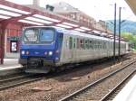 SNCF Triebwagen 11 501 am 12.06.2009 im Bahnhof von Saverne. Er fhrt als TER nach Strasbourg