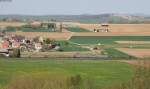 Ein Z 11500 ist auf dem Weg von Saverne nach Strasbourg bei Schwindratzheim 25.4.13