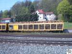 Franzsischer Holztransportwagen 930 0 017-9 der SNCF am 05. Mai 2006 im Kronacher Bahnhof.