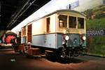 SNCF Schmalspur-Triebwagen Z 209 (Baujahr 1901) am 07.10.2018 im Eisenbahnmuseum Cite du Train (Mulhouse).