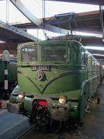 Elektrolok BB-9004, Baujahr 1952, Weltrekordlok mit 331 km/h am 28. 3. 1955, in Betrieb bis 1973, Cité du train, 2.10.12
