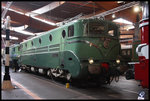Eisenbahn Museum Mühlhausen am 11.03.2016: Lok BB 9004 gehörte zu vier Prototypen, die u. a. auch den damaligen Geschwindigkeits Weltrekord auf der Schiene schaffte.
