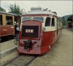 Triebwagen 213 der Chemin de Fer de Vivarais (CFV) vom Typ Billard  A 150D , Baujahr 1938.