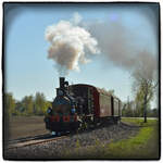 Am Montag, 07.04.2025, verkehrte die elsässische Museumsbahn CFTR Riedexpress als private Charterfahrt vom Bahnhof Volgelsheim zum Haltepunkt Sans-Souci am Rhein und zurück.