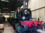 Dampflokomotive 020+020T Mallet N°10416 am 03.07.22 im Depot Bahnhof Burnhaupt 