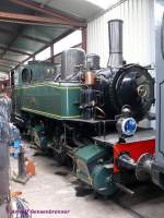 B´B Mallet-Lok der CFTVD Museumsbahn: Diese Lok wurde 1911 von Henschel in Kassel unter der Fabriknummer 10416 gebaut.