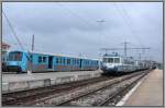 Auslaufmodelle in Bourg-en-Bresse.XABD2866 und ein RRR-Wendzugsteuerwagen.