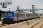 Steuerwagen P08 und 267455 mit TER 848621 Amiens-Laon auf Bahnhof Laon am 20-6-2014.