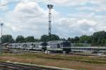 Eine abgestellte Lokparade der SNCF wurde so am 25.07.09 in Strasbourg bildlich festgehalten.
