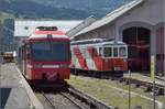 In Le Fayet ist Endstation für gleich drei Bahnen.