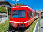 Triebzug SNCF Z 850 N° 56 Mont-Blanc-Express nach Vallorcine in Chamonix-Aiguille du Midi, 02.08.2022.