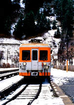 Mont-Blanc-Express: Zug der Baureihe Z 600 am Bahnhof Montroc-Le-Planet.