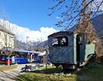 Die Talstation direkt am Bahnhof der Meterspurbahn Saint-Gervais-Le Fayet – Vallorcine - Martigny.