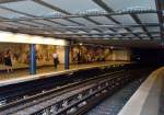 Station Bastille der Metro-Linie 1 - mit Wandbildern zur Franzsischen Revolution.