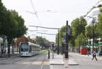 Linie T3 der Tramway d'Ile-de-France an der Haltestelle Balard.