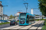 Tramway de Besançon: Seit 2014 verkehrt in Besançon wieder eine Strassenbahn, vorerst auf zwei Linien.