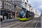 Auf der Einkaufsmeile Rue San Jors weist die Tramway de Brest eine betrchtliche Steigung auf.