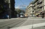 Grenoble TAG SL A (Alstom-TFS 2 2009) Rue Alsace-Lorraine im Juli 1988.