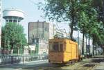 Lille SNELRT Av.de la Republique ATw/vehicule de travail no.905 + Plattformwagen/wagon plat 14-08-1974