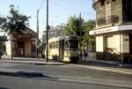 Marseille RTM Tram 68 (B&N-PCC 2014) Gare de la Blancarde am 27. Juli 1979.