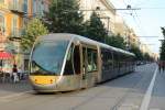Citadis 402 26 der Straßenbahn Nice/Nizza am 07.06.2014 in der Nähe des Hauptbahnhofes