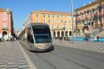 Nice / Nizza Ligne d'Azur SL T1 (Alstom Citadis-302 12) Place Masséna am 11.