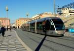 Nice / Nizza Lignes d'Azur SL T1 (Alstom Citadis-302 07) Place Masséna am 11.