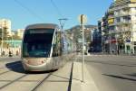 Nice / Nizza Lignes d'Azur SL T1 (Alstom Citadis-302 06) Place de la Fontaine du Temple am 11.