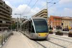 Nice / Nizza Ligne d'Azur SL T1 (Alstom Citadis-302 13) Voie Romaine am 23.